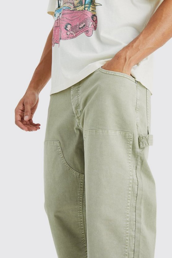Relaxed Overdye Carpenter Trouser
