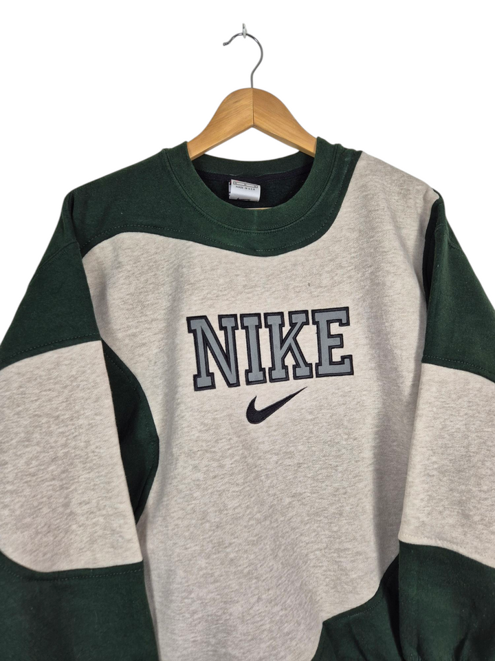 Nike 90s spell out sweater maat M
