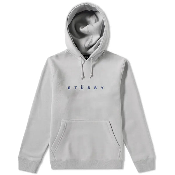 Stussy Fog Helvetica Logo Appliqué Hoodie – Streetwear Staple