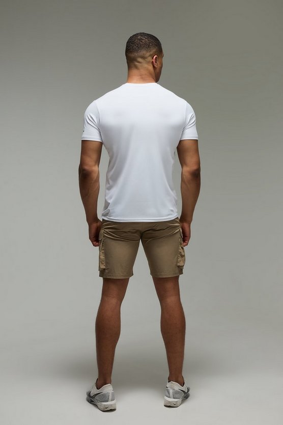 Man Active Lightweight 5inch Slim Cargo Shorts