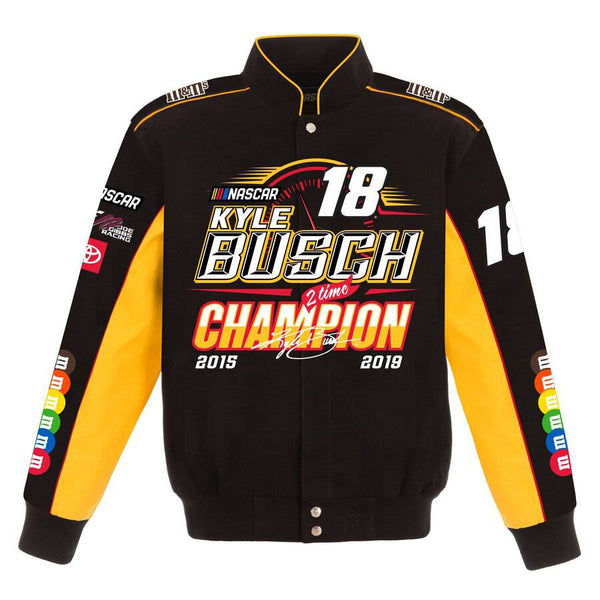 Kyle Busch JH Design Two-Time Monster Energy Nascar Cup Series Champion Jacket