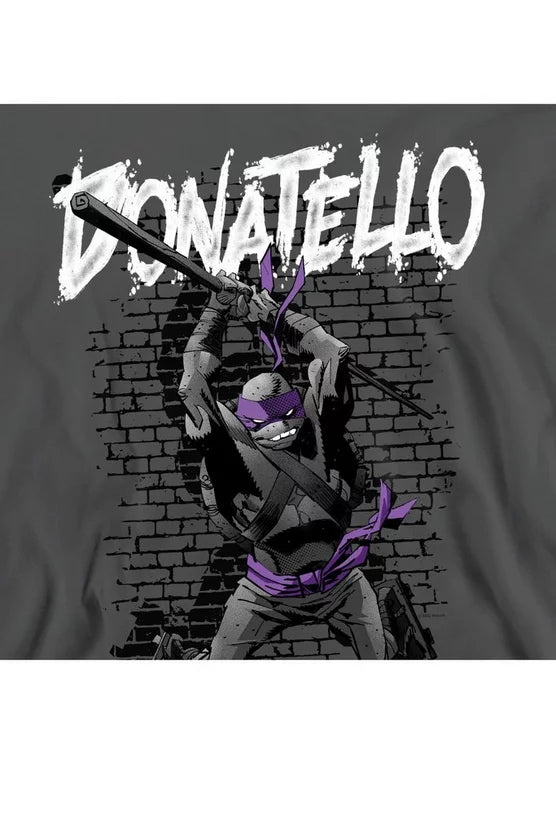Tmnt Tmnt Donatello Crew Sweatshirt, Charcoal