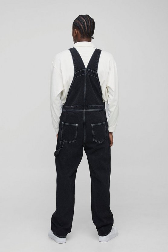 Relaxed Fit Worker Denim Dungarees