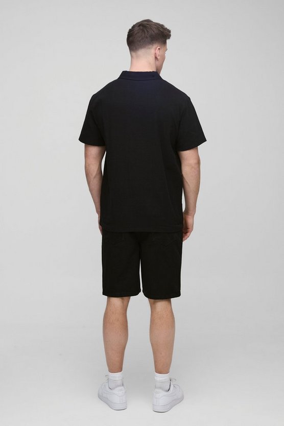 Tall Slim Rigid Denim Shorts