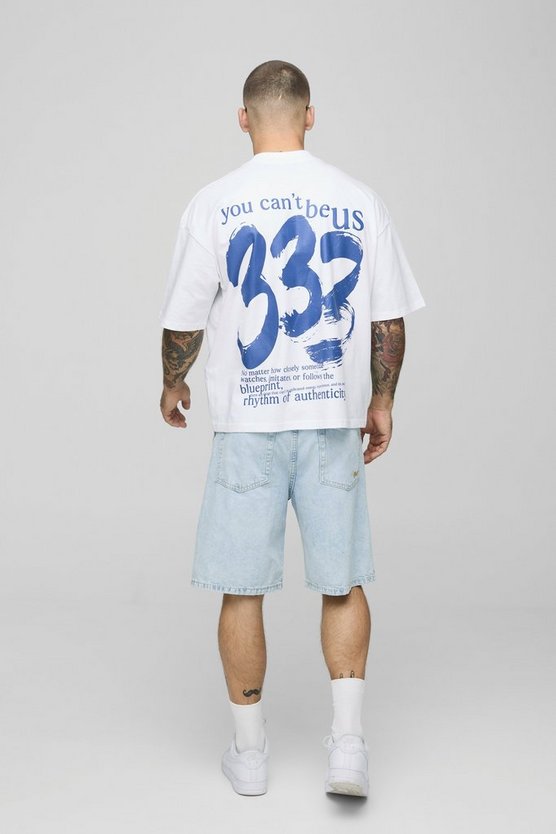 Oversized Boxy Extended Neck Ascended Masters T-Shirt