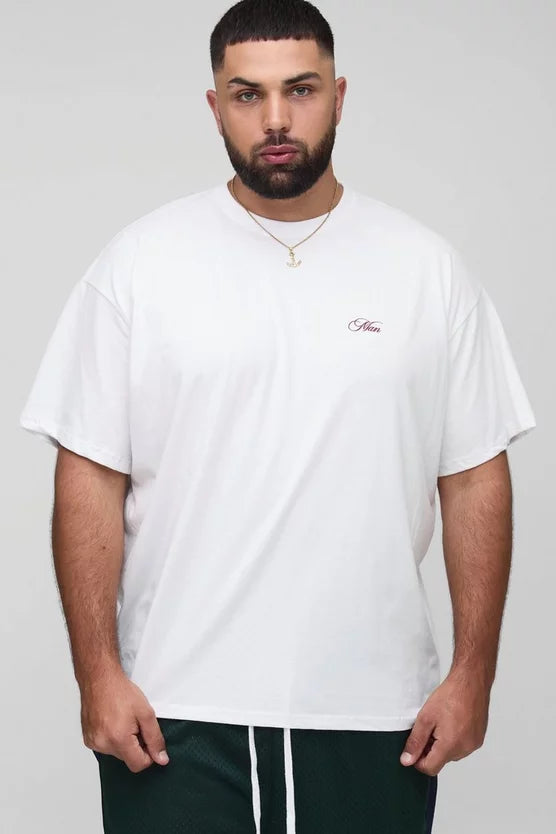 Plus Oversized Chateau Print T-Shirt