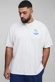 Plus Oversized Extended Neck Daily Grind Cartoon Graphic T-Shirt